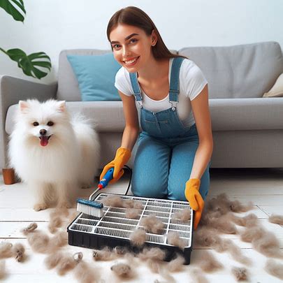 air conditioner filter clogged with pet hair